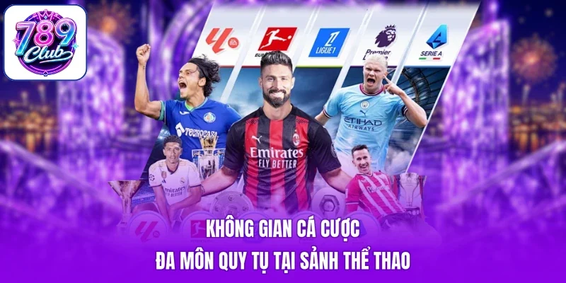 Không gian cá cược đa môn quy tụ tại sảnh thể thao