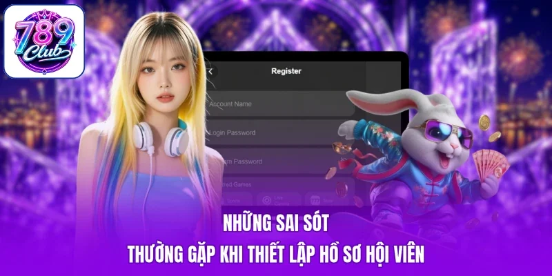 Những sai sót thường gặp khi thiết lập hồ sơ hội viên